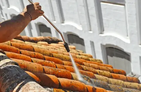 Nettoyage de toitures - Goulien